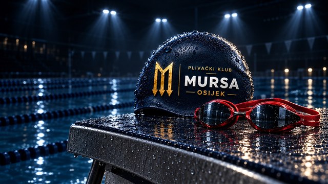 Kapica i naočale PK Mursa uz bazen